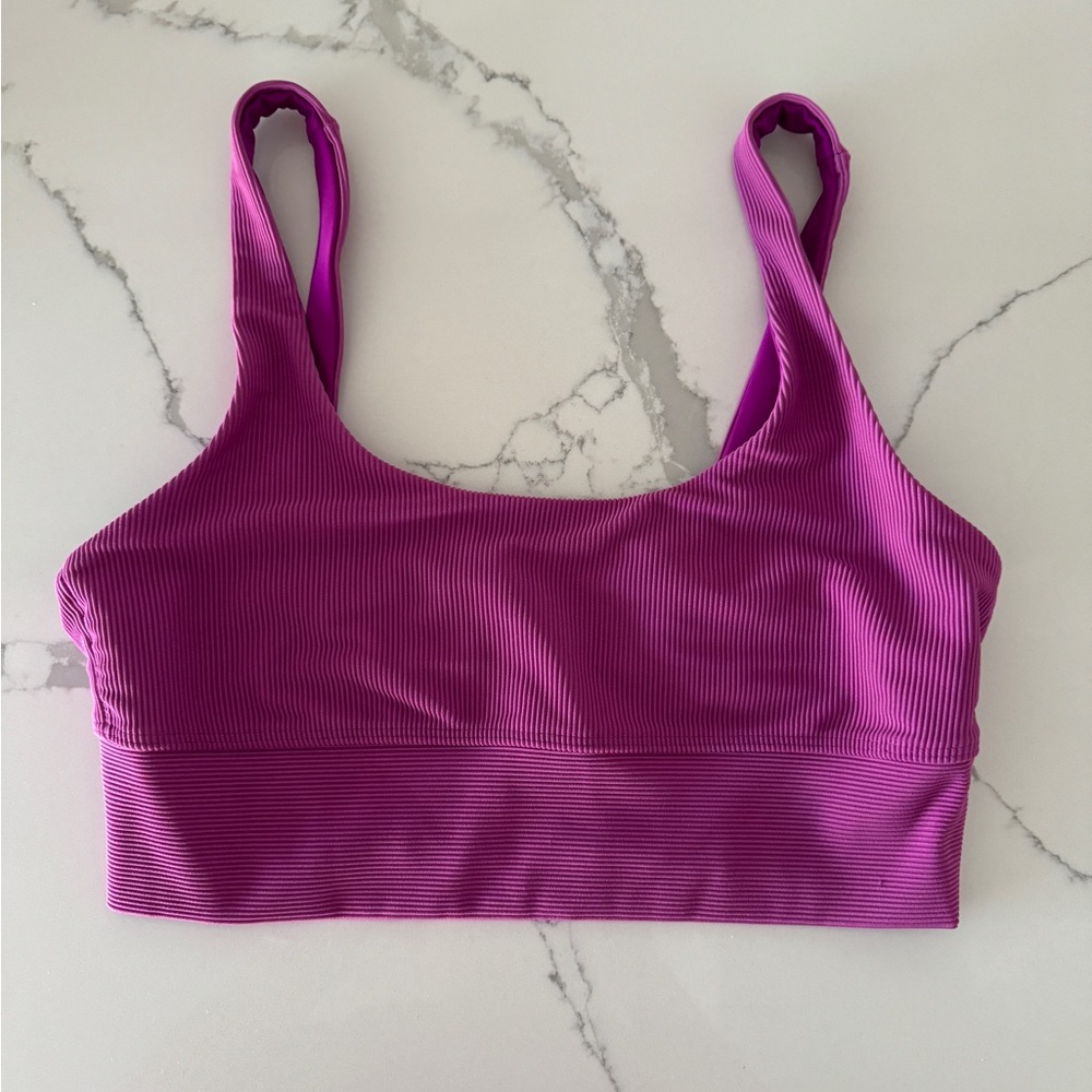 Beach Riot Sport Leah Top Pink Size L